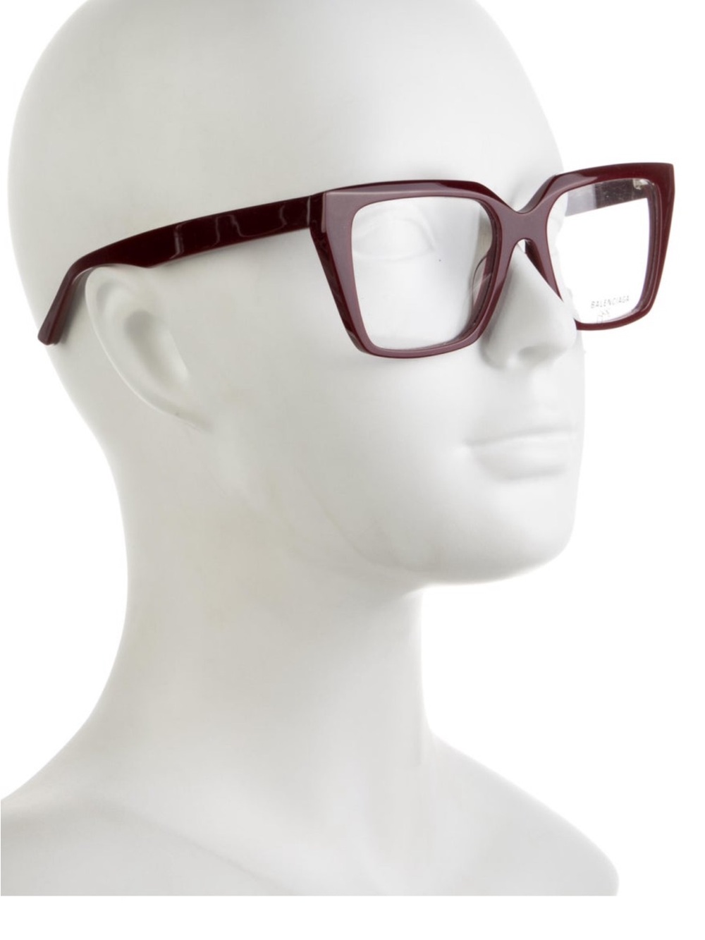 Balenciaga Women's Black Oversized Square Optical Frames - Picture 2 of 3